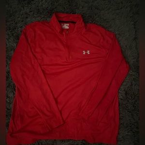 Under Armour long sleeved quarter zip tee
